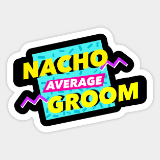 Nacho Groom Ice Blue Sticker